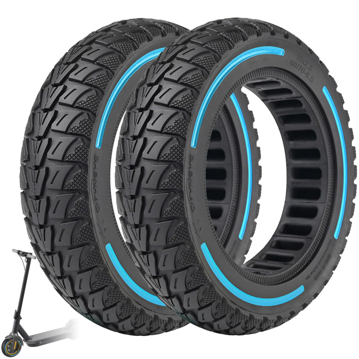 60/70-6,5 Vollgummireifen 10 Zoll Solide Reifen für Xiaomi 5/5 Pro/5 Max,für Ninebot Max G30/Max G30