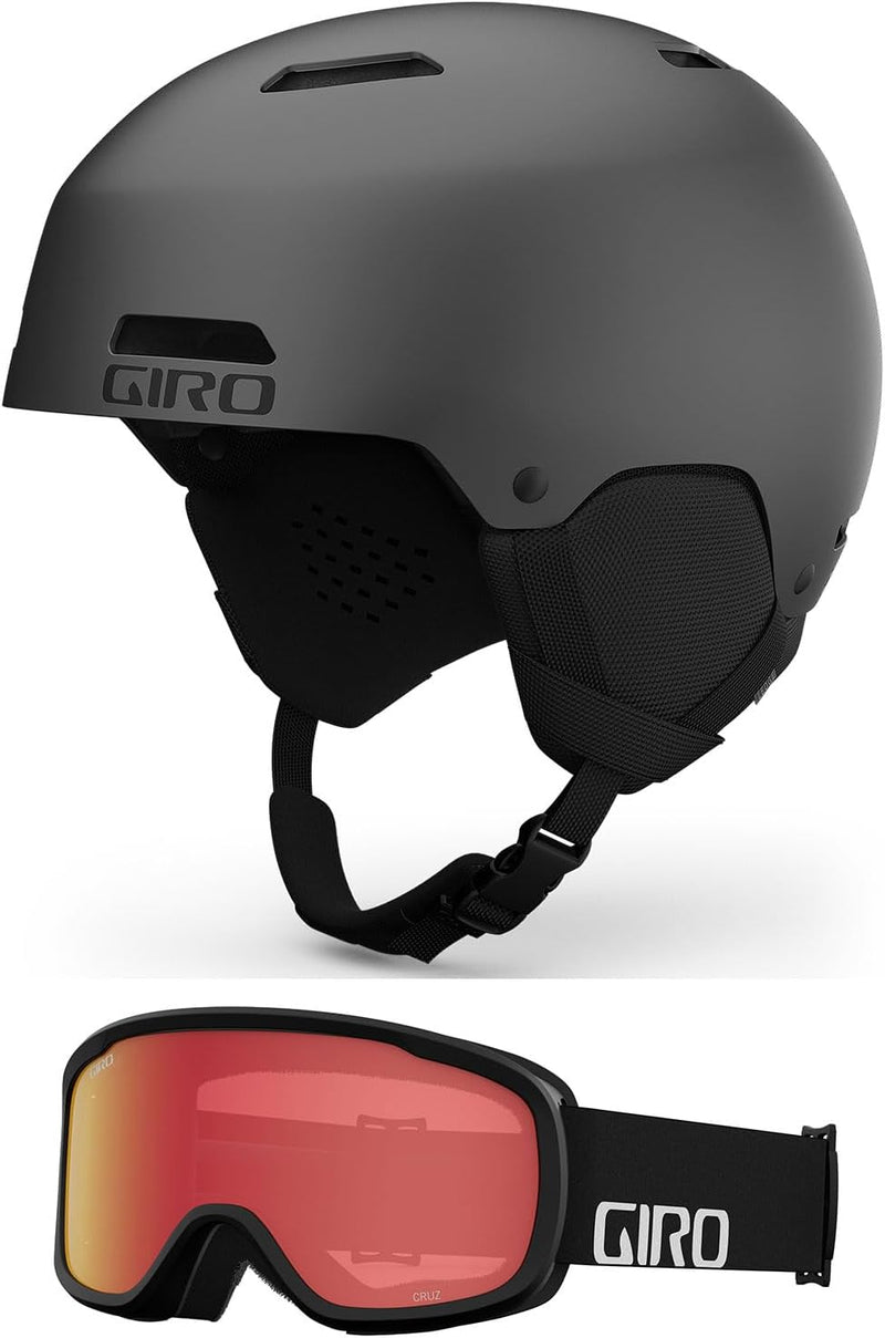 Giro Herren Ledge MIPS Skihelm S Matt-Graphit/schwarze Wortmarke, S Matt-Graphit/schwarze Wortmarke