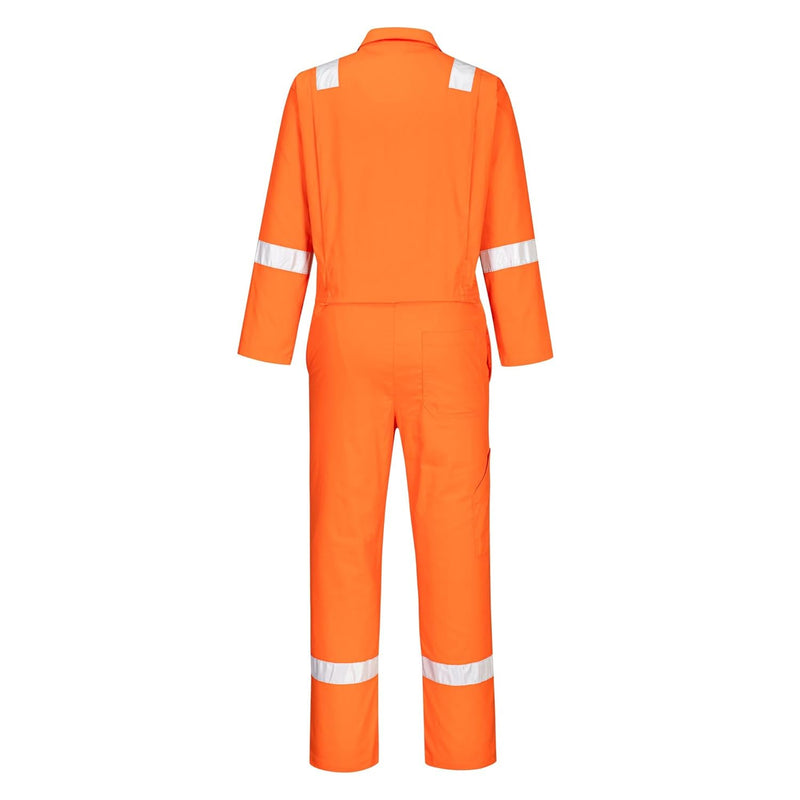 Portwest Iona Baumwoll Overall, Grösse: XXL, Farbe: Orange, C814ORRXXL Orange XXL, Orange XXL