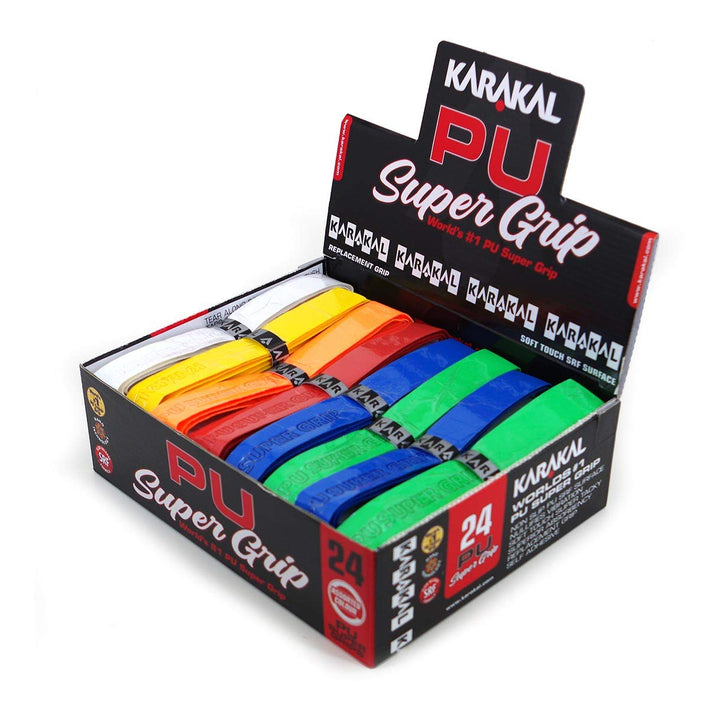 KARAKAL - PU Super Grip - selbstklebendes Griffband für Badminton, Squash, Tennis, Hockeyschläger od