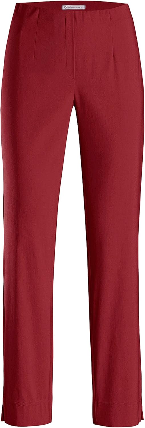 Stehmann, INA-800-14060 Lange gerade geschnittene Stretch-Hose 34 Camel Light, 34 Camel Light