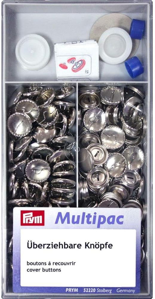 Prym Überziehbare Knöpfe, Multi, Einheits Grösse, 100