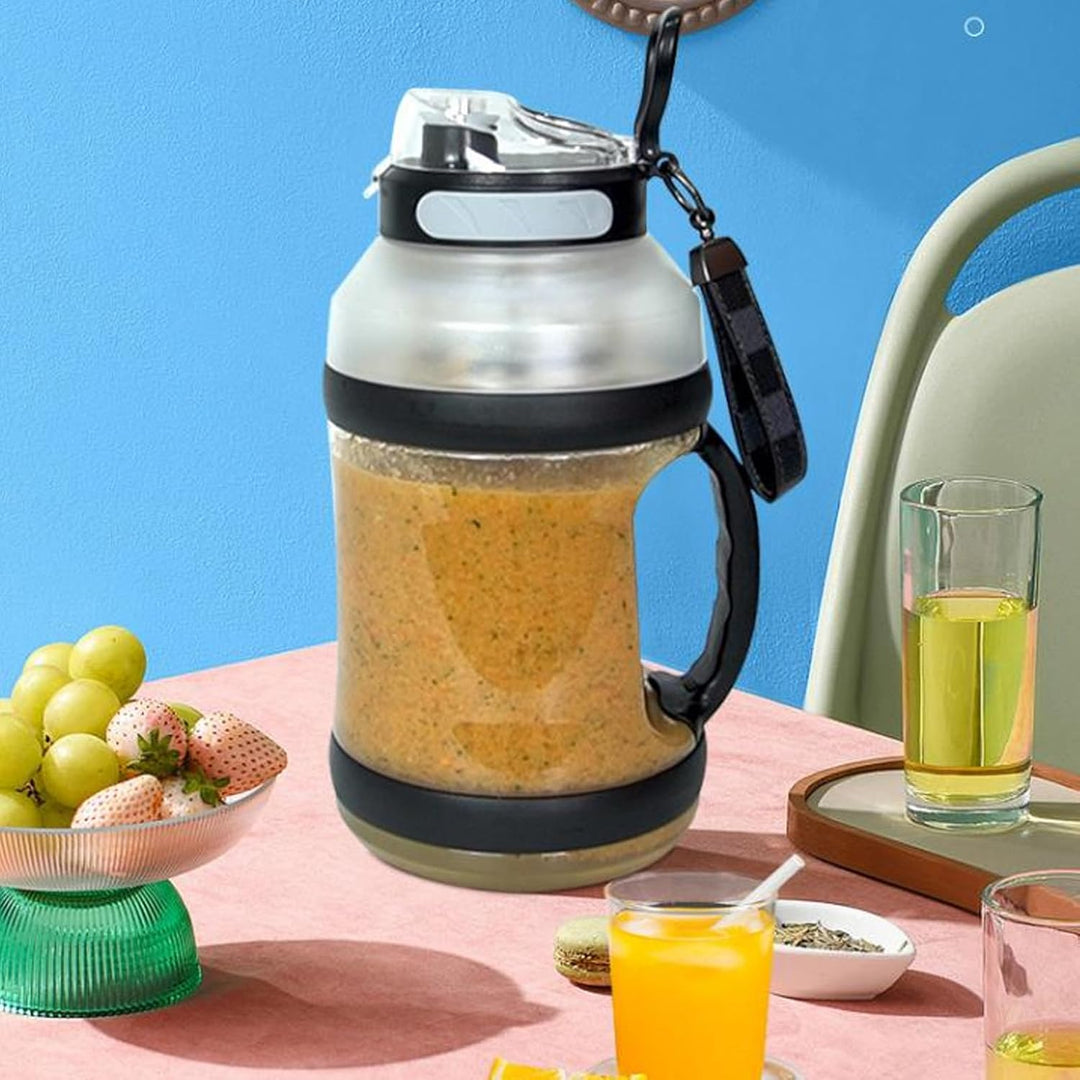 Tragbarer Mixer, Persönlicher Mixer, 2 L Sport-Smoothie-Mixer mit 6 Kantenklingen, 18000 U/min, 4000