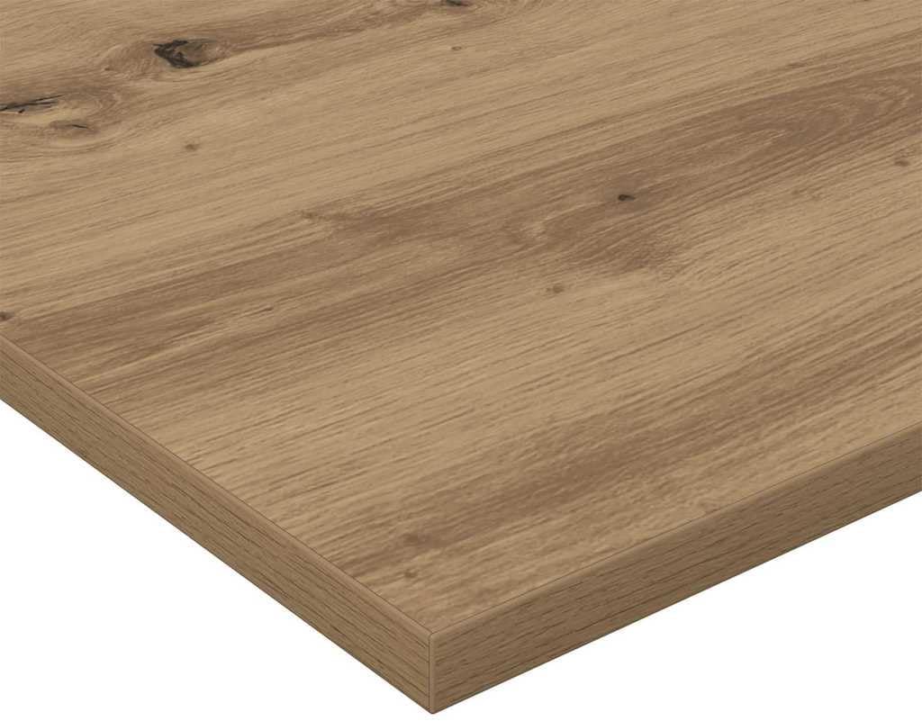 vidaXL Regalbrett 4 pcs Braun 100 x 20 x 1.5 cm Holzwerkstoff, Moderner Bücherregal, rechteckige Abl
