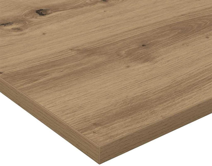 vidaXL Regalbrett 4 pcs Braun 100 x 20 x 1.5 cm Holzwerkstoff, Moderner Bücherregal, rechteckige Abl