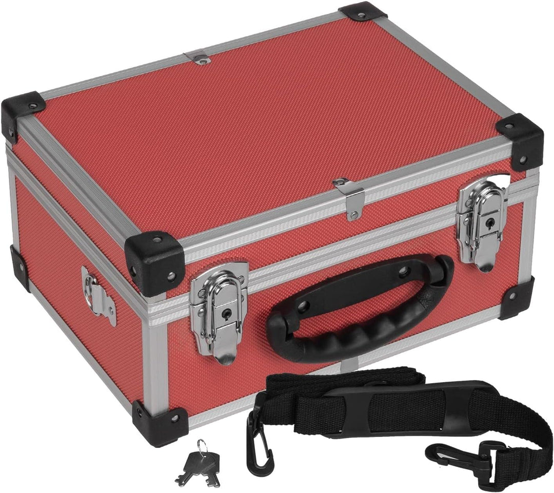 anndora Werkzeugkoffer 70106 Aluminium Rahmen Koffer - Werkzeugkiste 32,5 x 25,5 x 17,5 cm mit Neopr