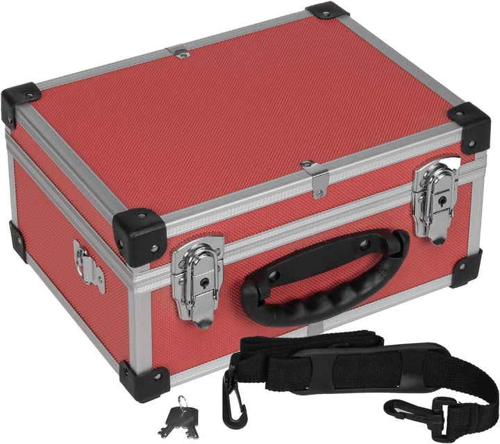 anndora Werkzeugkoffer 70106 Aluminium Rahmen Koffer - Werkzeugkiste 32,5 x 25,5 x 17,5 cm mit Neopr