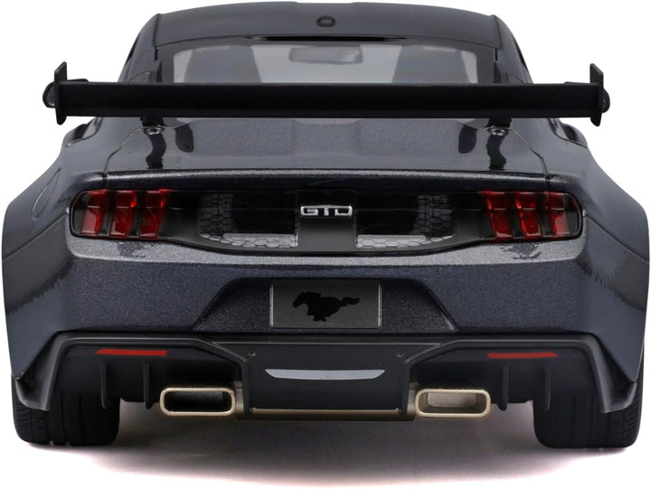 MAISTO Ford Mustang GTD, Special Edition 2025, Metallic Grau - Modellauto 1:18 Originalgetreues Samm