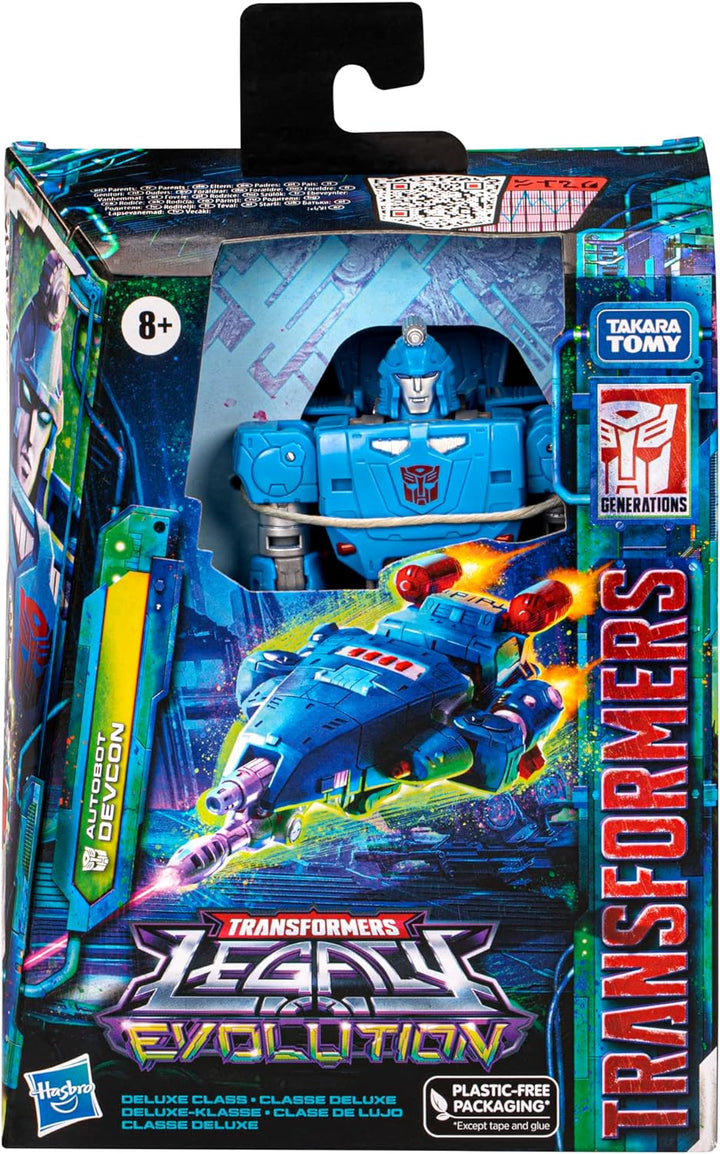 Transformers Legacy Evolution Deluxe-Klasse Autobot Devcon, 14 cm grosse Action-Figur