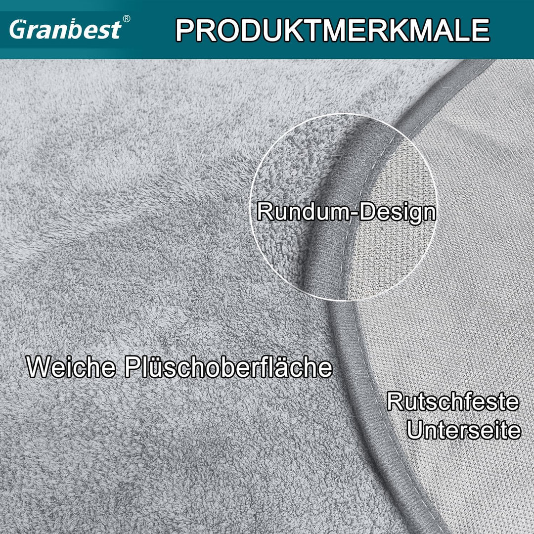 Granbest Super Thick Samt Sofabezug 1 Sitzer Anti-Rutsch Durable Sessel Abdeckung mit Elastischer Ri