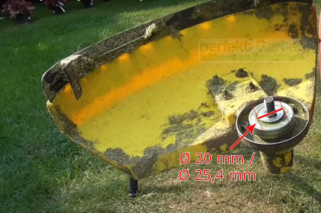 perfektGarten 200 mm Unkrautbürste Nylonbürste kompatibel mit AL-KO Demon Dolmar Makita Motorsense