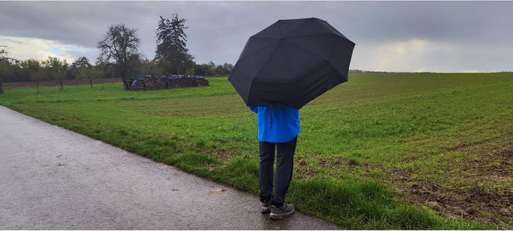 Origin Outdoors Wind-Trek Regenschirme Schwarz L