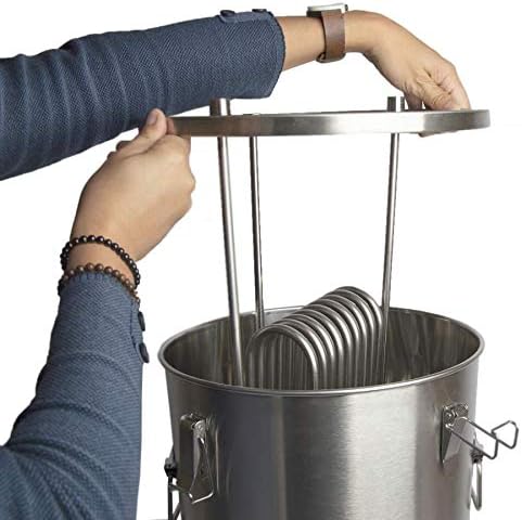 Kühlspirale für konischen Gärbehälter 30 l - Wasser - Kühlung für Jede Vergärung nutzbar * Würzekühl