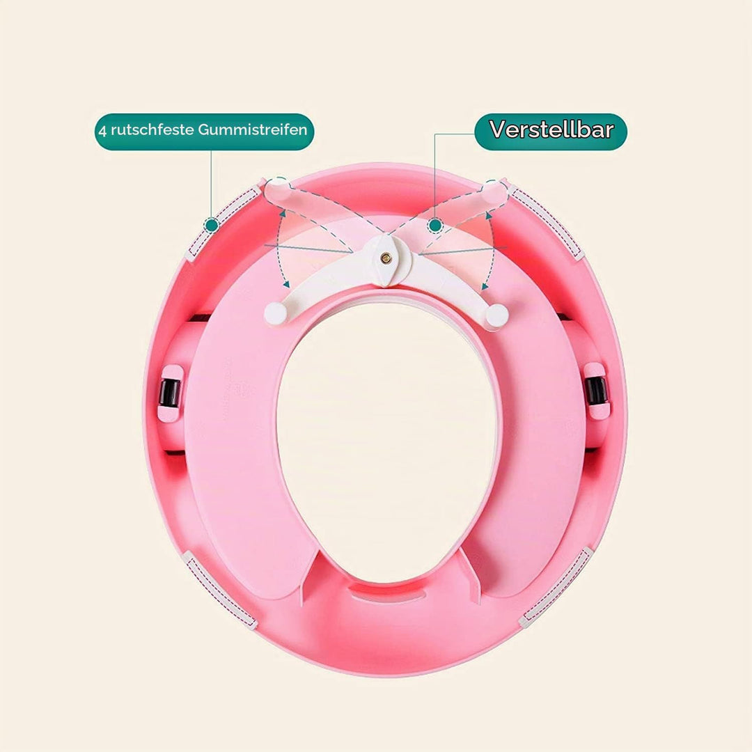 Kinder Toilettensitz WC-Sitz für Junge und Mädchen Kindertoilettensitz für Kissengriff und Rückenleh
