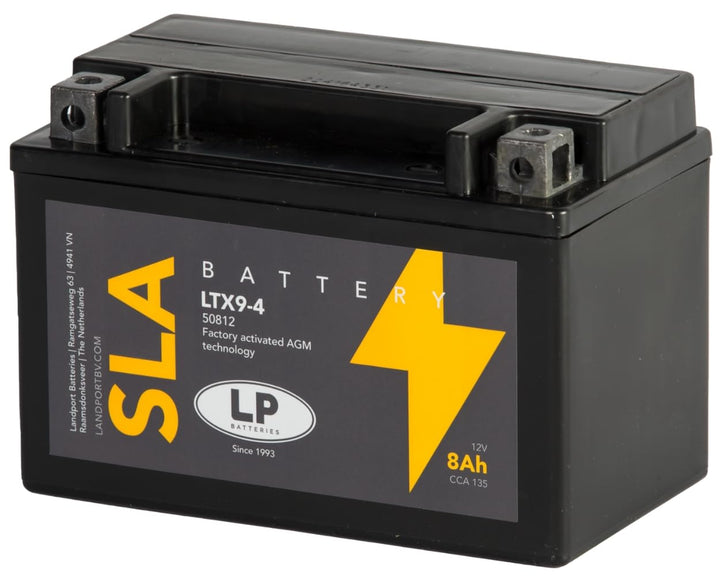 Landport Gel Roller- u. Motorradbatterie GTX9-4 (YTX9-BS Gel) DIN 50812