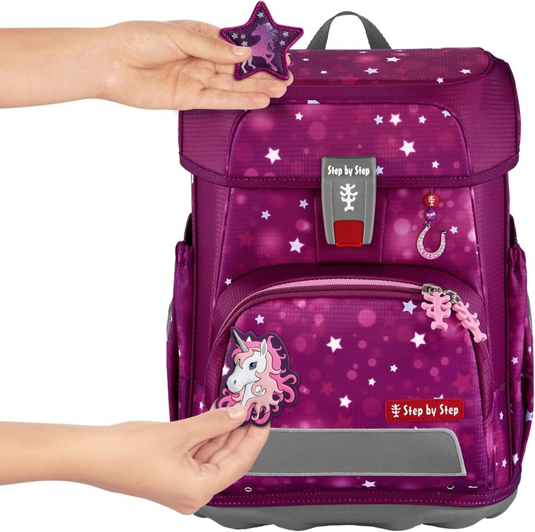 Step by Step Magic Mags „Sweet Unicorn Nuala“, 3-teilig, 2 Magnet-Applikationen und 1 Anhänger, Einh