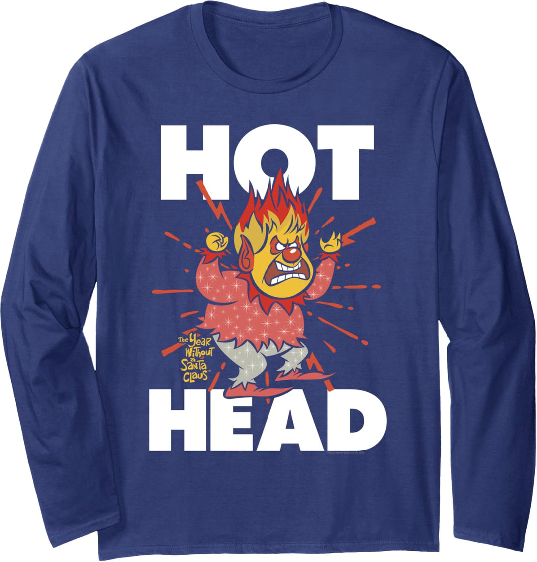 The Year Without a Santa Claus Hot Head Weihnachtsmann Langarmshirt