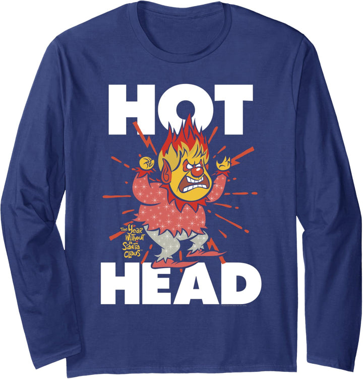 The Year Without a Santa Claus Hot Head Weihnachtsmann Langarmshirt