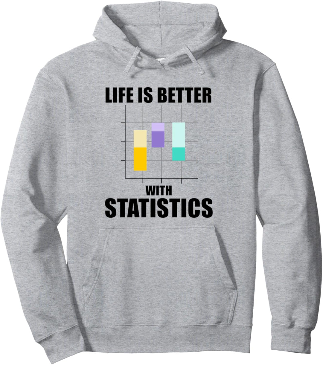 Lustiger Spruch Leben mit Statistik Datenanalyst Pullover Hoodie
