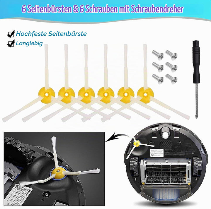 Ersatzteile für iRobot Roomba 600 Serie 604 605 606 610 612 614 615 616 620 621 626 627 630 631 632