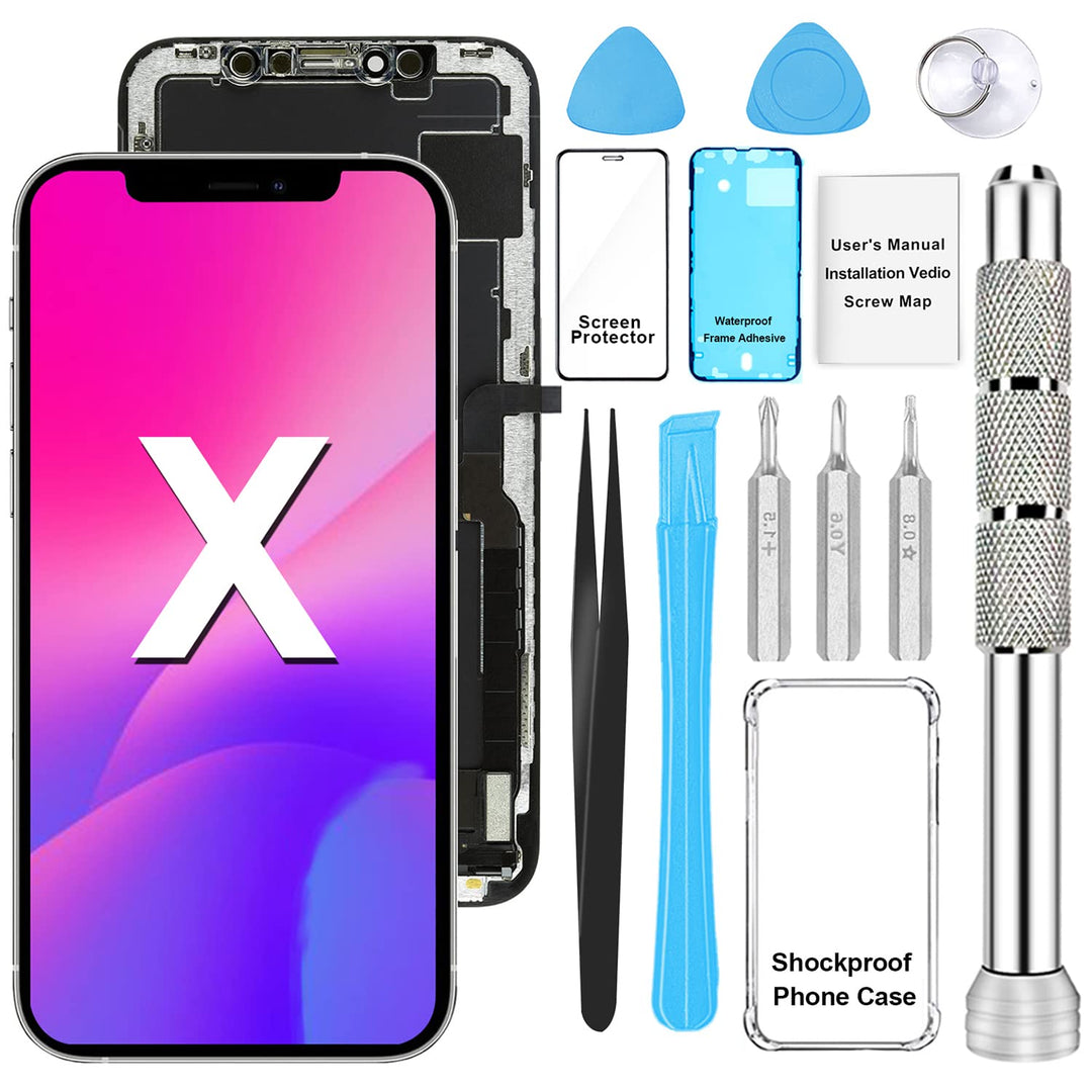 Display Kompatibel mit iPhone X Bildschirm Ersatz 3D Touch Screen LCD Display Digitizer Full Assembl
