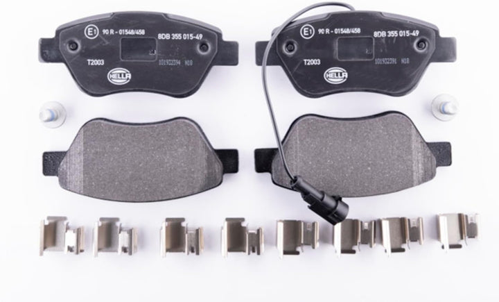 HELLA PAGID 8DB 355 015-491 Bremsbelagsatz - T2003 - Dicke/Stärke: 17.8mm - Bremssystem: Bosch - mit