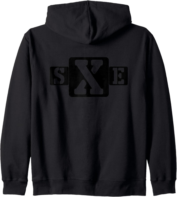 straight edge - sxe Kapuzenjacke