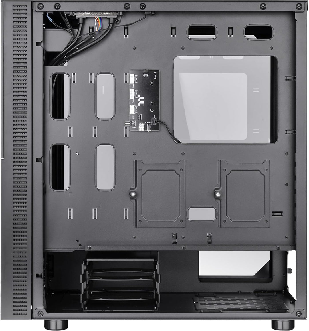 Thermaltake Versa T26 ARGB Black Mid-Tower-ATX-PC-Gehäuse Gehärtetes 4mm Glasseitenteil ATX Schwarz,