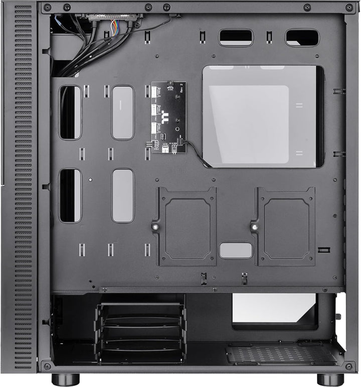 Thermaltake Versa T26 ARGB Black Mid-Tower-ATX-PC-Gehäuse Gehärtetes 4mm Glasseitenteil ATX Schwarz,