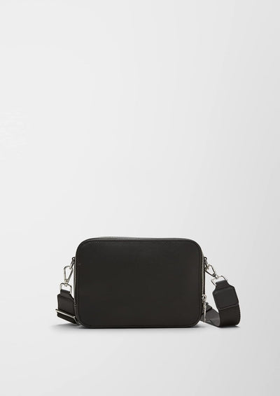 s.Oliver Damen Schultertasche Schwarz, Schwarz