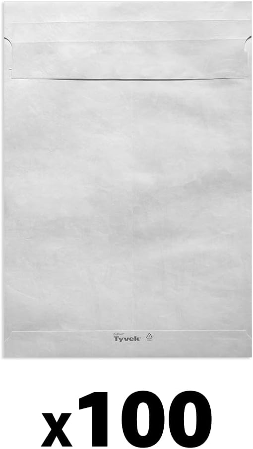 Tyvek Versandtasche C5 (229x162x3mm) haftklebend weiss 55g 100 Stück C5 (162x229 mm) Single 100 Stüc