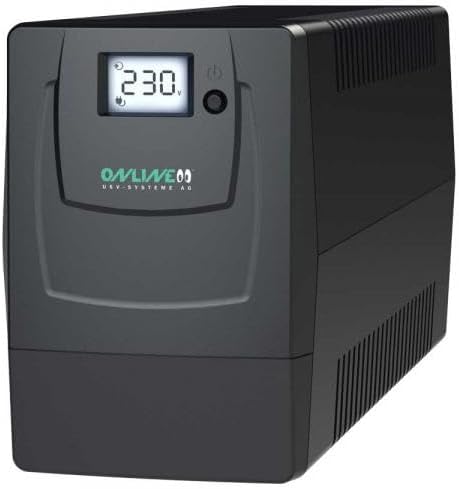 Online USV-Systeme YUNTO Smile 800 - Mini-Online USV-Systeme Anlage 800 VA 480 W YS800 Schwarz