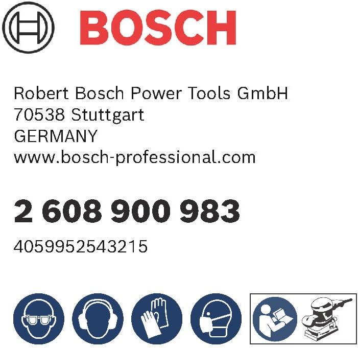 Bosch 1x EXPERT C470 Schleifpapierrolle (für Farbe auf Holz, Hartholz, 115 mm x 50 m, Körnung 240, P