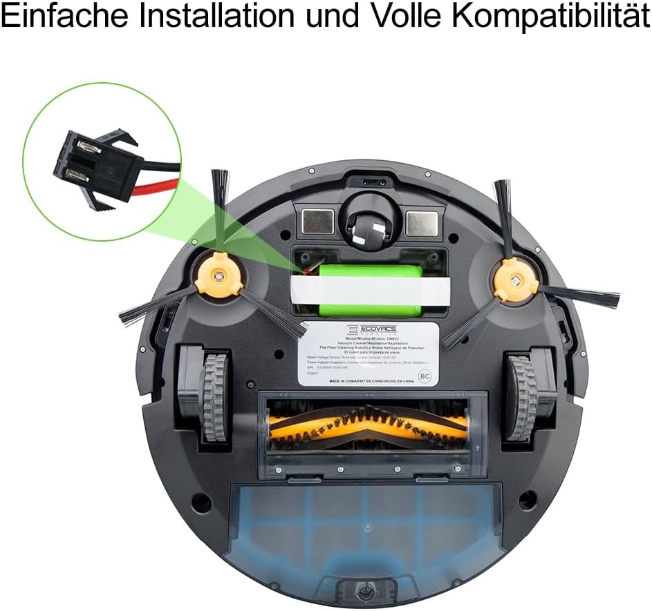 NASTIMA 14.4V 2600mAh Ersatz Akku für Ecovacs Deebot N79S N79 DN622 Li-Ion Akku Kompatibel mit Tesvo