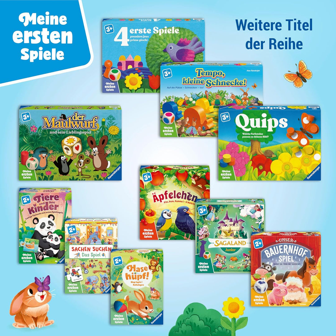 Ravensburger 12010015 Der Maulwurf und Sein Lieblingsspiel - Meine ersten Spiele: Kinderspiele, Spie