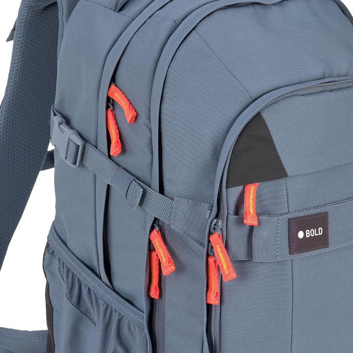 BOLD Lässig Ergonomischer Schulrucksack 30L Blue Blau, Blau