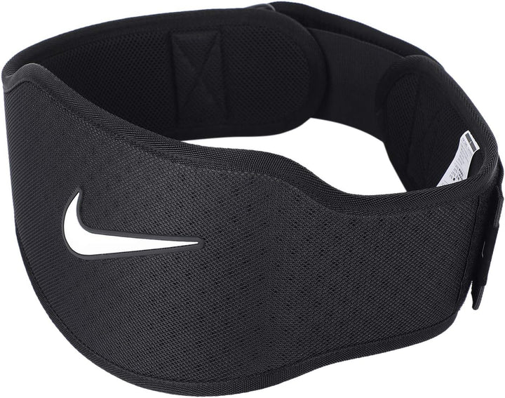 Nike Strength Trainingsgürtel, 3,0 M Schwarz/Schwarz/Weiss, M Schwarz/Schwarz/Weiss