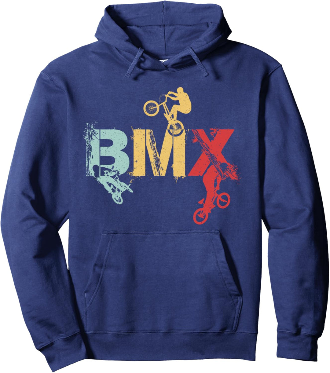BMX Vintage Fahrrad Fans Geschenk Jungs Jugend Fahrrad BMX Pullover Hoodie