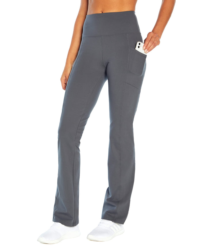 Marika Damen Yoga-Hose Eclipse Bootleg-Hose mit Bauchkontrolle S Grau, S Grau