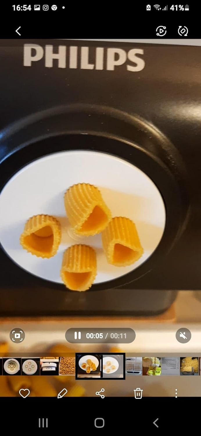 MY Pasta - Conchiglie Rigati - Pastamaker Disc kompatibel mit Philips Pasta Maker Avance 7000 Serie