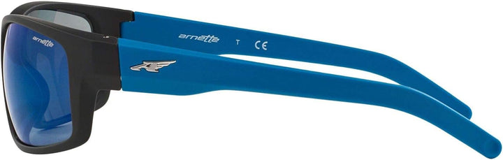 Arnette Herren 0AN4202 226855 62 Sonnenbrille, Schwarz (Fuzzy Black/Blueemirrorbluee)
