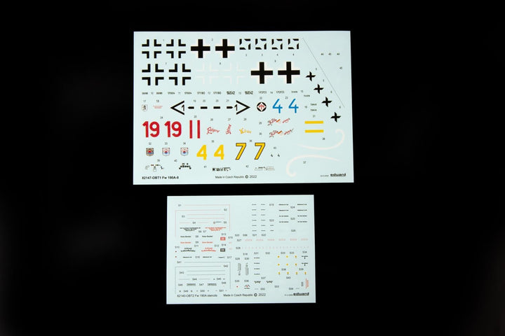Eduard EDK82147 Kit 1:48 Profipack-Fw 190A-8, div.