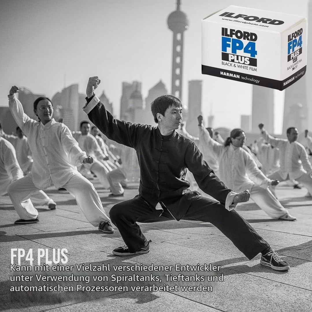 Ilford 1649651 FP4 125-36 Schwarz-/Weiss Negativ-Filme, Film
