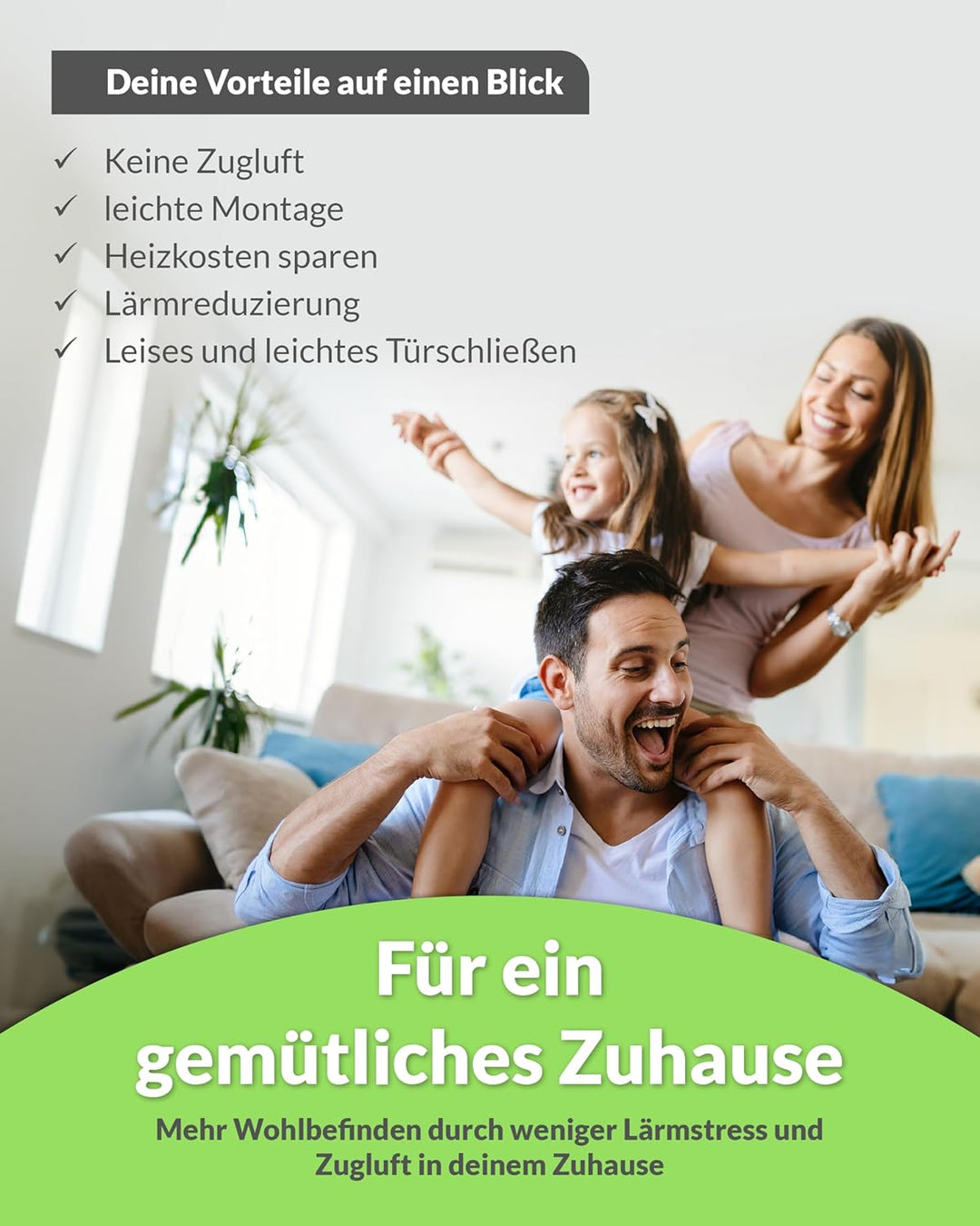 Premium Stahlzargendichtung aus TPE - für Stahltüren - Dichtung Höhe 16mm x Türdichtung Falz 13mm (1