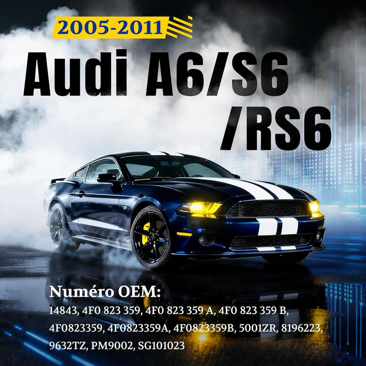 Arana 2x Motorkappe Dämpfer Gasdruckfeder kompatibel mit Audi A6 2005-2011 Sedan/Wagon/RS6 Gasdruckd