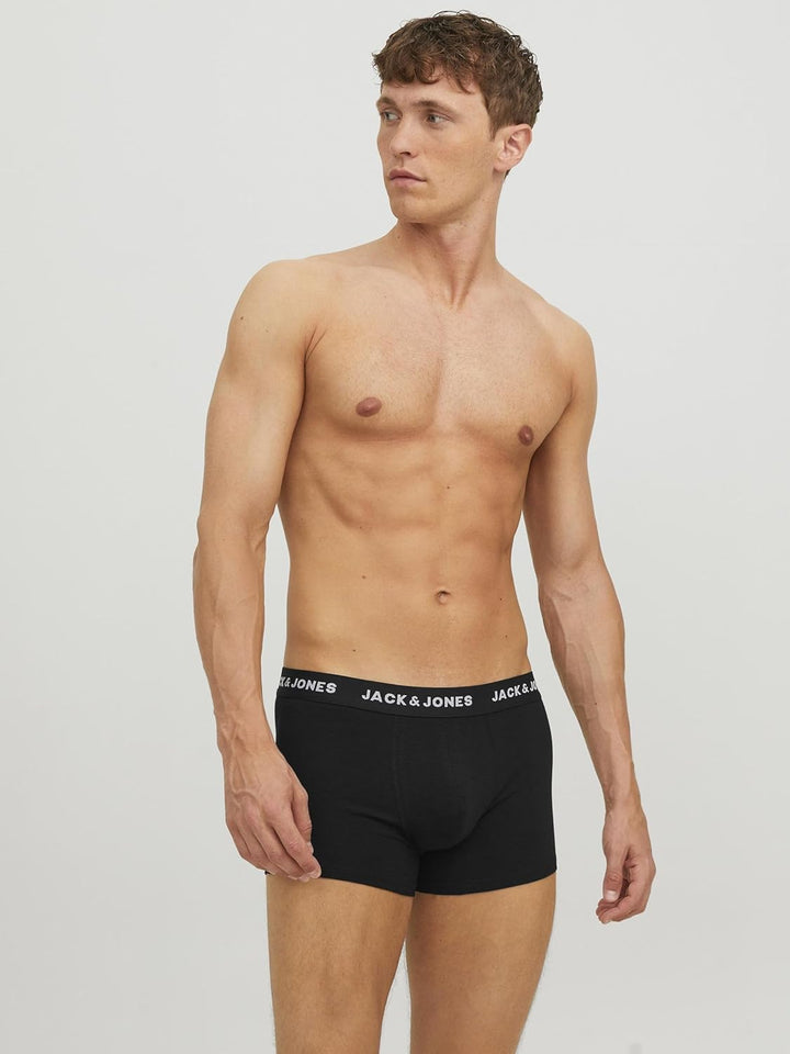 JACK & JONES Male Shorts 7er-Pack Shorts S Schwarz-weiss, S Schwarz-weiss