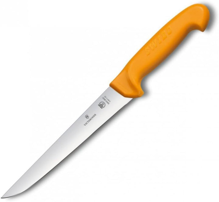 Victorinox Swibo Küchen-/Stechmesser, Normaler Schliff 18 cm Gelb, 18 cm Gelb