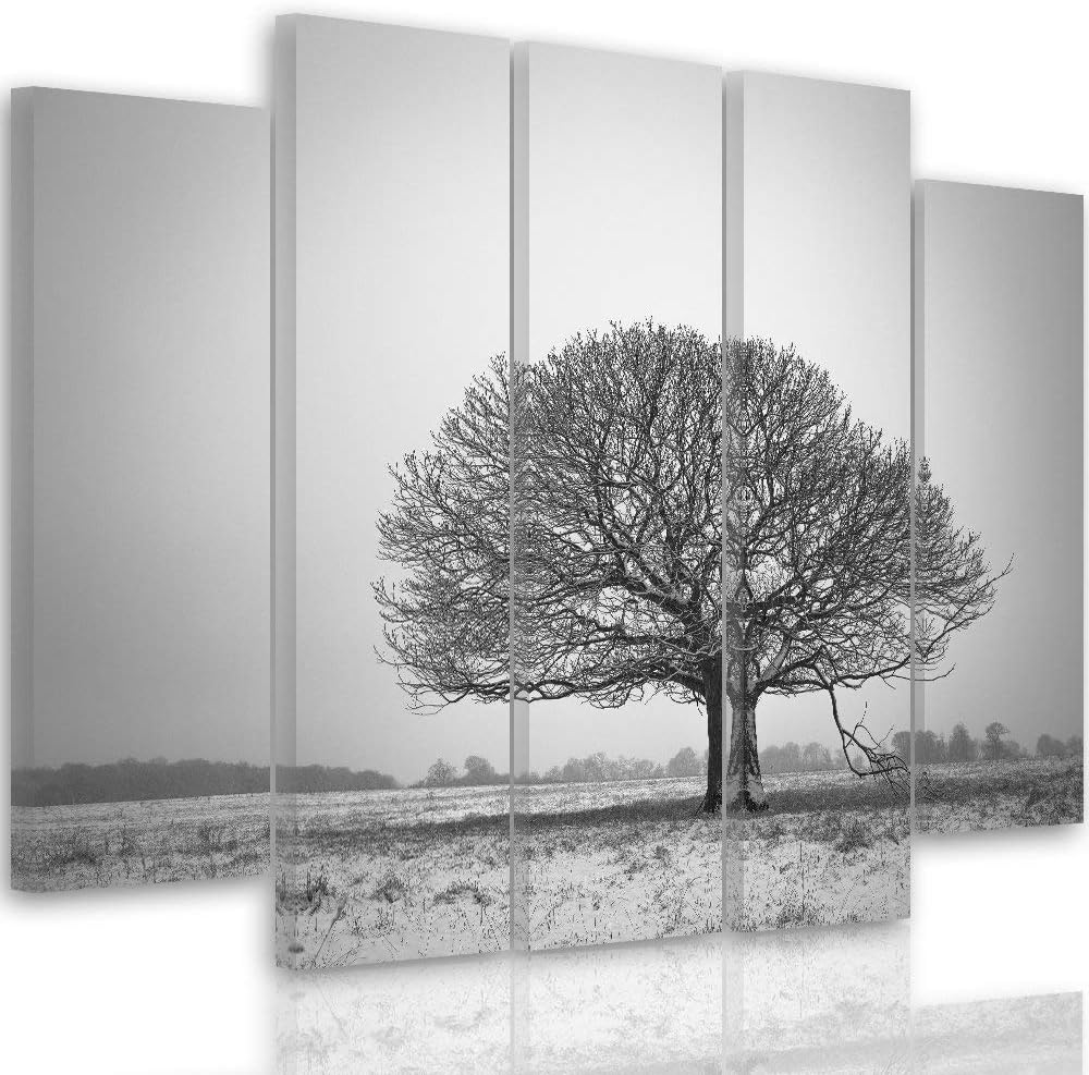 Feeby. Leinwandbild - 5 Teile - Bilder, Wand Bild, Wandbilder, Kunstdruck XXL, 5-Teilig, Typ B, 200x