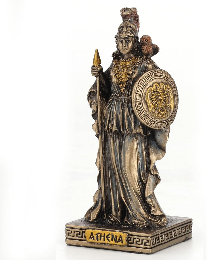Veronese Design Athena Göttin der Weisheit Miniaturfigur Athena Mehrfarbig, Athena Mehrfarbig