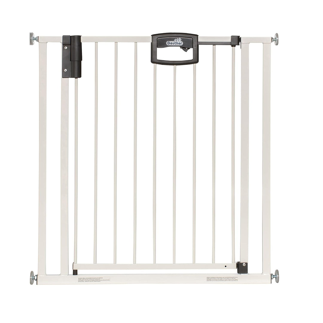 Geuther 4791+ Easylock Plus Türschutzgitter, TÜV/GS zertifiziert, Treppenschutzgitter (68 cm - 76 cm